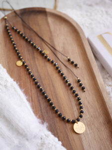 Naszyjnik regulowany Turmalin